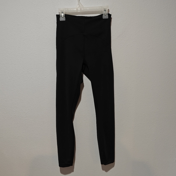 Lululemon High Rise Instill Leggings Size 4 Tight Black - Picture 2 of 7